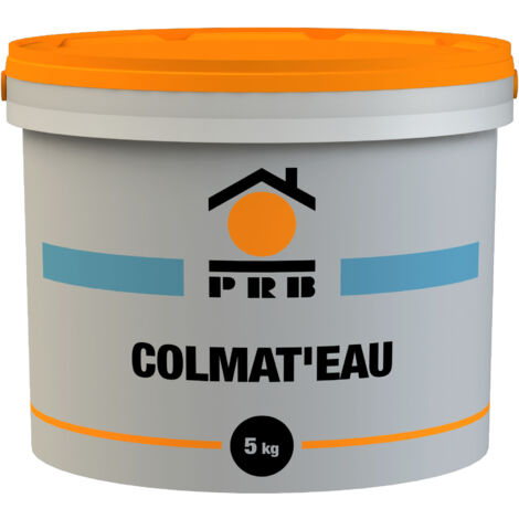 Colmat'eau 5kg - Mortier de Réparation Étanchéité Rapide - Traitement Efficace des Fissures, Infiltrations et Problèmes d’Humidité - Usage Intérieur et Extérieur - Prêt à Gâcher