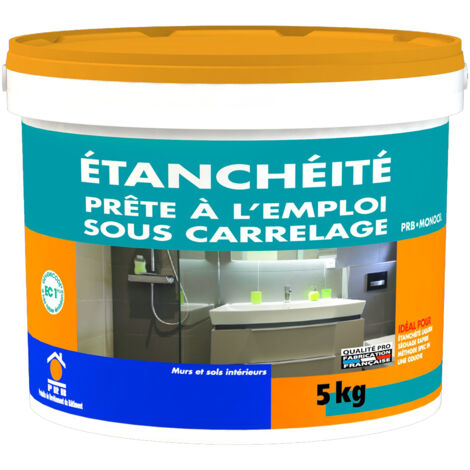 Étanchéité prête à l'emploi sous carrelage 5kg – Protection imperméable rapide – Application facile pour zones humides – Monocomposant sans solvant – PRB (1/3)
