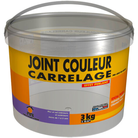Joint de Carrelage Fin B20 Blanc 3kg - Finition Esthétique, Haute Résistance à l’Eau et à l’Abrasion - Intérieur / Extérieur, Murs et Sols