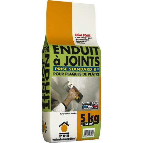 Enduit à Joint Prise Standard 8h - Finition Plaques de Plâtre - Prêt à l’Emploi - Résistance Anti-Fissures - Usage Intérieur