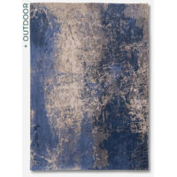Cracks design - Tapis abstrait Mad Men - Bleu Abysse - 140 x 200 CM