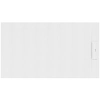 SIENA - Receveur de douche 110x70cm Blanc - Antidérapant - Résistant & design - Disponible en plusieurs dimensions et coloris