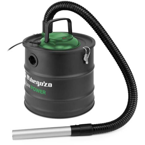 Orbegozo aspirador de ceniza APZ 1200, 20 litros de capacidad, prefiltro para polvo fino, filtro HEPA, función soplador, manguera de 1 metro, 1200 W