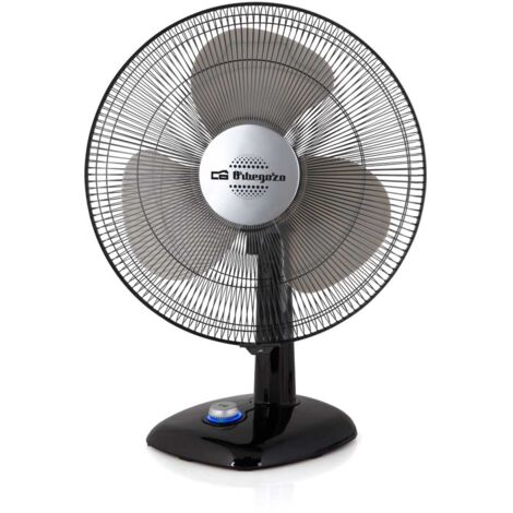 Orbegozo Ventilador de sobremesa TF 0144, 3 velocidades, oscilante, inclinación regulable, 40 cm diámetro, 50W (1/5)