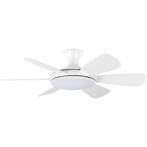 Orbegozo ventilador de techo con luz CP 117105, 6 velocidades, 6 aspas, mando a distancia, temporizador, 105 cm diámetro, 40 W