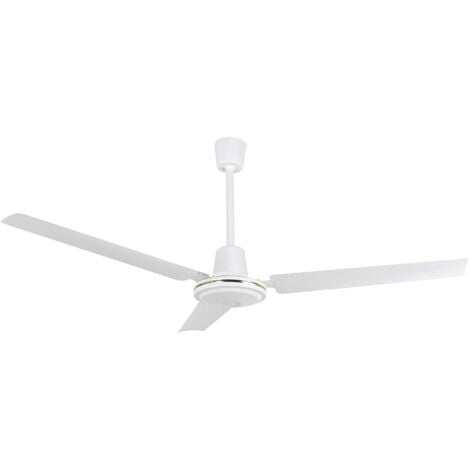 Orbegozo ventilador de techo CF 86140 B, 5 velocidades, mando de pared, 140 cm diámetro, 70 W