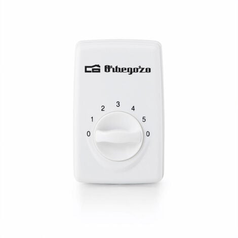 Orbegozo ventilador de techo CF 86140 B, 5 velocidades, mando de pared, 140 cm diámetro, 70 W