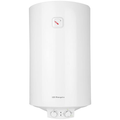Orbegozo termo electrico TRM 104, 100 litros de capacidad, valvula seguridad, termostato exterior regulable, ajuste ECO, termómetro exterior, esmaltado vitrificado, 1500W (1/3)