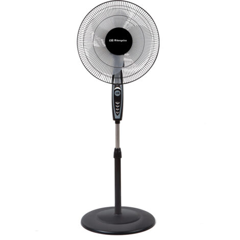 Orbegozo ventilador de pie SF 0148, 3 velocidades, cabezal oscilante multiorientable, altura regulable, 40 cm diámetro, 50 W