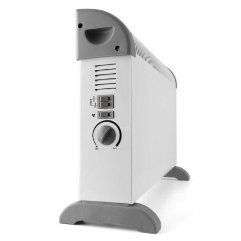 Orbegozo convector con turbo CVT 3400 B, 3 niveles de potencia, termostato regulable, interruptor luminoso, protección contra sobrecalentamiento, 2000 W