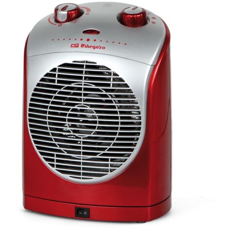 Orbegozo calefactor compacto FH 5025, oscilante, termostato regulable, 2 velocidades, posición ventilador, 2200 W (1/5)