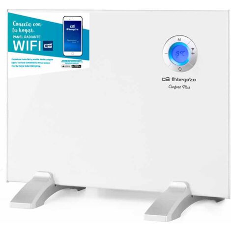 Panneau Radiant Orbegozo REW 2000 2000W Wifi Télécommande IP21