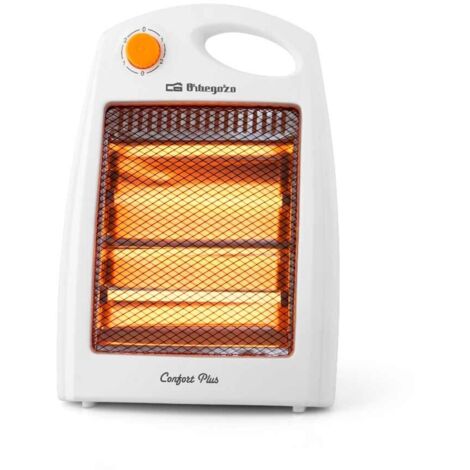 Estufa Eléctrica Halógeno de gas 800W Colocación Piso ORBEGOZO BP