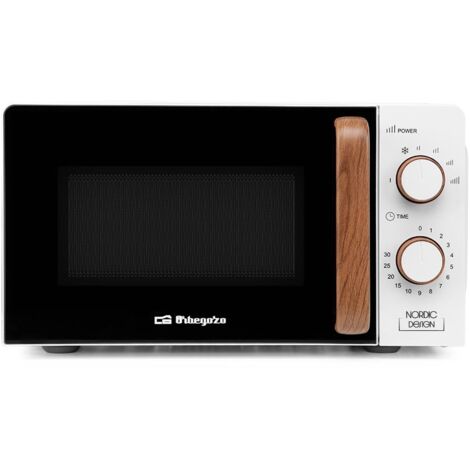 Orbegozo MI 2122 Encimera Solo microondas 20 L 700 W Negro, Blanco