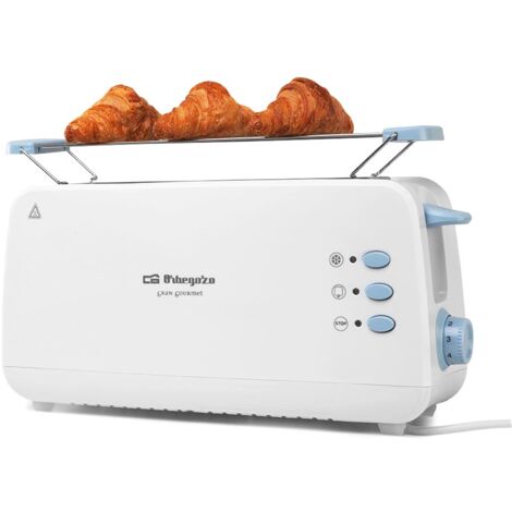 orbegozo tostador to 4012 boca ancha  850 w  blanco ref 15773