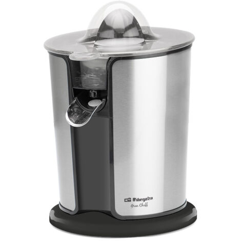 Orbegozo exprimidor EP 3300, encendido automático por presión, sistema de extracción contínua, boquilla antigoteo, motor profesional AC, 1100 W (1/4)