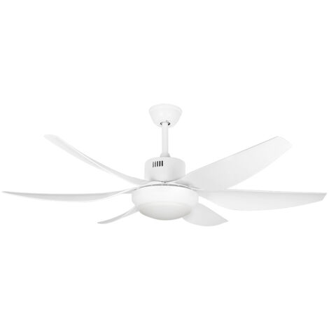 Orbegozo ventilador de techo con luz CP 100138, 5 velocidades, 6 aspas, mando a distancia, temporizador, 138 cm diámetro, 50 W (1/5)