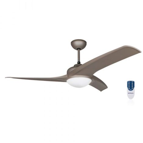 Ventilador de techo con luz Orbegozo CP 54132, 5 aspas, 5 velocidades, 112 cm de diámetro, 55 W