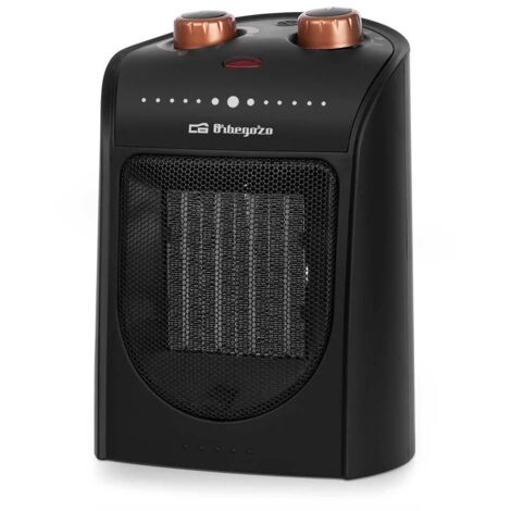 Calefactor cerámico Orbegozo CR 5038, 3 posiciones, termostato regulable de temperatura, 1800 W (1/5)