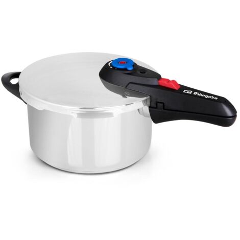 Olla super rapida Orbegozo HP 4006, 4 L, 22 cm, acero inoxidable (1/5)