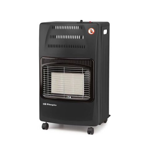 Orbegozo – Estufa cerámica plegable 4200 W – Triple sistema de seguridad – 3 niveles de potencia – Ruedas y asas para fácil transporte (1/5)