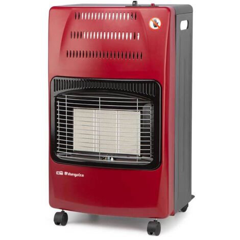 Estufa Cerámica plegable Orbegozo HCE 62, triple sistema de seguridad,asas trasporte, tres niveles potencia, 4200 W