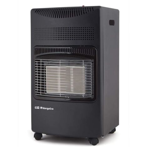 Estufa Cerámica Orbegozo HCE 73, triple sistema seguridad, asa transporte, ruedas pivotantes,4200 W