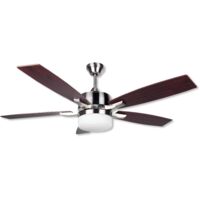Orbegozo ventilador de techo con luz CP 79132, 3 velocidades, 5 aspas, mando a distancia, 132 cm diámetro, 60 W