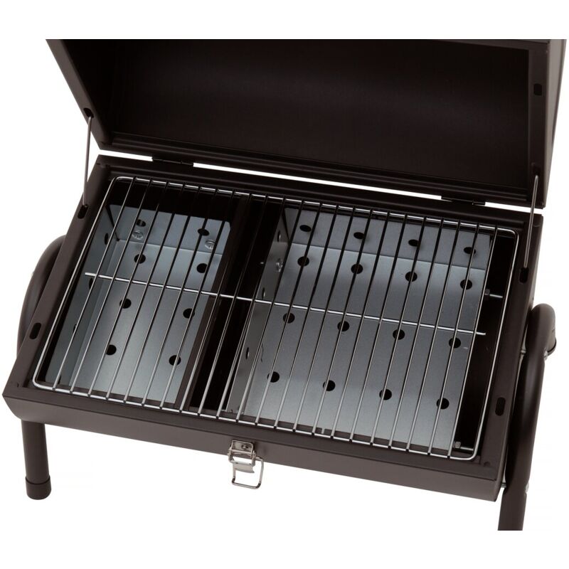 Barbecue Charbon De Bois Tarrington House - Pivotant, Grille Réglable Hauteur, Acier Inox - Ø66cm - Pour Jardin Ou Terrasse
