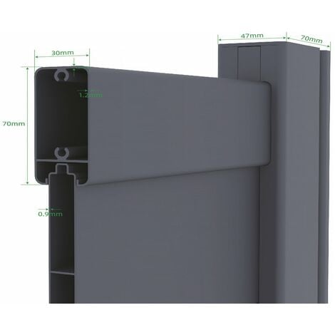 Pack portail + portillon "Marc" - Gris