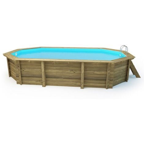 Piscine bois " Brazilia "  5.86 x 3.86 x 1.20 m