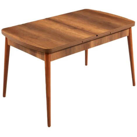 Tavolo Asheboro 132 , 80x79x132cm, Estensione, Truciolare laminato, Legno (1/4)