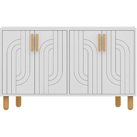 Buffet 4 portes en aggloméré Rodney (1/4)