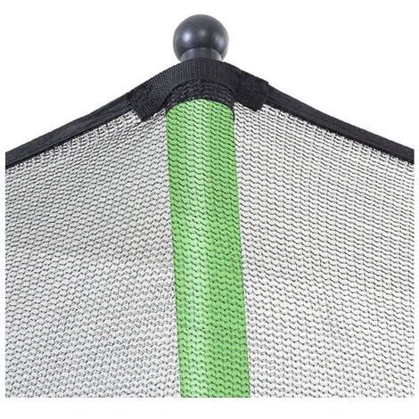 Trampoline Yoopi 2 LUXE - Ø 3.65 m - Avec filet + échelle + couverture + kit d'ancrage