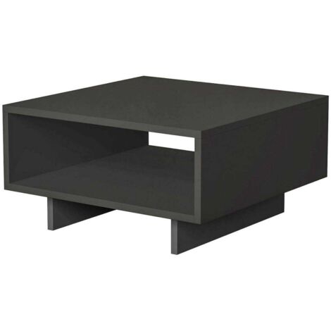 Table basse en aggloméré anthracite Hola (1/4)