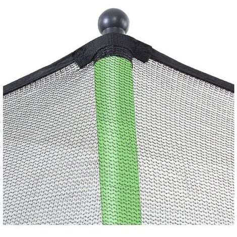 Trampoline "Yoopi" - Ø 3.05 m - Avec filet + échelle + couverture + kit d'ancrage