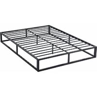 Habitat Et Jardin – Cadre de lit en métal 140 x 190 cm – Charge maximale 200 kg – Antirouille – Design épuré et contemporain