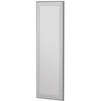 Miroir en bois "Buhem" - 40 x 120 cm - Blanc