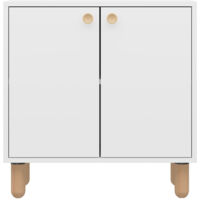 Buffet en bois "Lina" - 72 x 36 x 73 cm - Blanc
