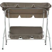 Balancelle jardin Swing - 3 places - Taupe