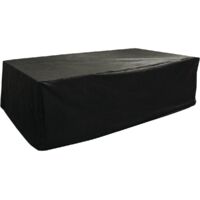 Habitat Et Jardin – Housse de protection pour salon de jardin – 235 x 114 x 77 cm – Toile polyester waterproof – Traitée anti UV – Cordon de serrage