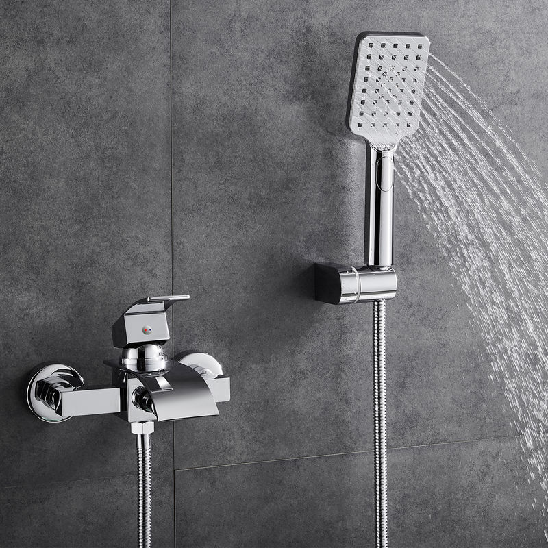 Bad Armatur Duscharmatur Badewanne Wasserhahn Armaturen Duschset mit Handbrause
