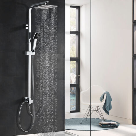 Regendusche Set Duscharmatur Duschset Duschsystem Duschkopf Handbrause Dusche 