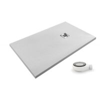 Plato de ducha AIRSTONE ECO Gris Claro Ral 7035 110X140