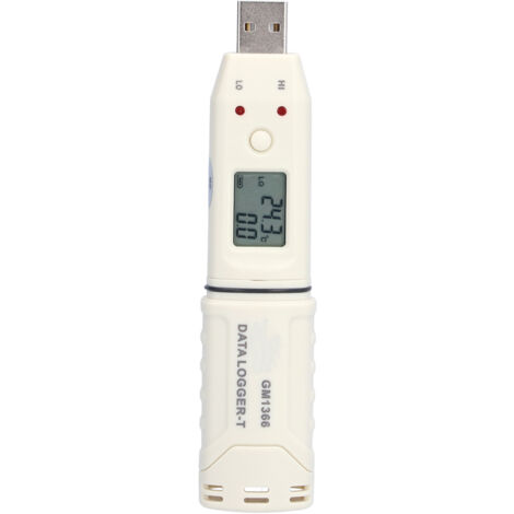 Registratore digitale di temperatura e umidità, USB, LED intelligente, registratore di umidità per ambiente interno (batteria non inclusa)
