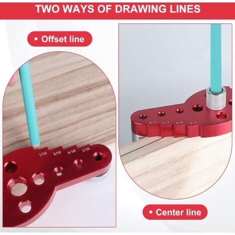 Set Tasselli Legno Con Perno Di Localizzazione - 6mm 8mm 10mm 12mm | Per Falegnameria - Foto 6