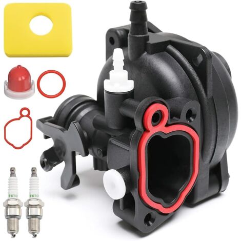 Kit carburatore compatibile con Brigg Stratton 799583 591160 593261 591110 Parti e accessori del motore Filtro aria di ricambio per carburatore (accessori bonus inclusi)
