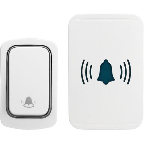 Campanello intelligente WiFi IP54 impermeabile 5 livelli di volume 2.4G WIFI LED campanello wireless