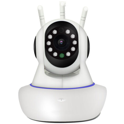 HD Indoor Surveillance Security Robo 3 Antenne C/Audio Ip Wifi Wireless PTZ Rotazione 360º Full HD 1080p Sensore di visione notturna a colori con allarme App per telefono cellulare