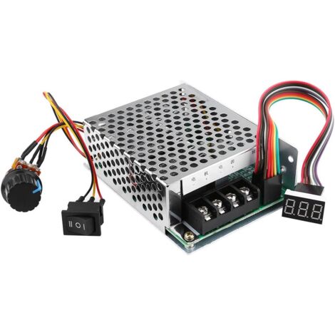 Regolatore Di Velocità Per Motore Elettrico 4000W Con Display Digitale - Spina UE 220-240V, Interruttore Di Protezione 10A, Per Ventole, Riscaldatori, Lucidatrici